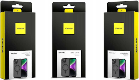Spacecase Husă Hybrid Back Cover Compatibilă Cu Magsafe Plastic Negru iPhone 14