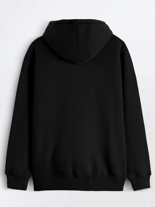 Herren Sweatshirt mit Kapuze Schwarz H0152M