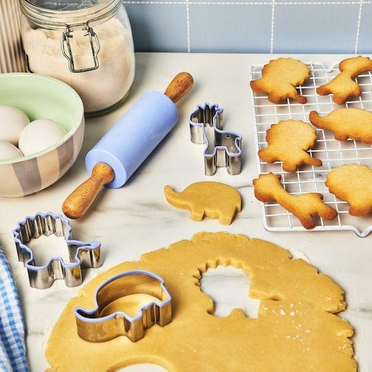 "wild Animals" Cutter Rolling Pin Set Wilton