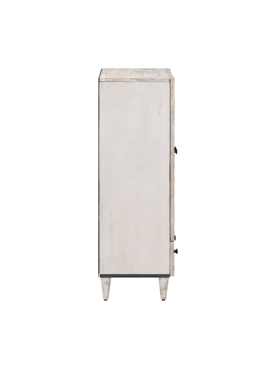 Double Door Wardrobe White 60x33.5x100cm