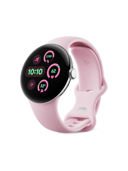 Google Кайшка Розов Google Pixel Watch 1 / 2 / 3 / 4 41мм Google Кайшка Розов Google Pixel Watch 1 / 2 / 3 / 4 41мм
