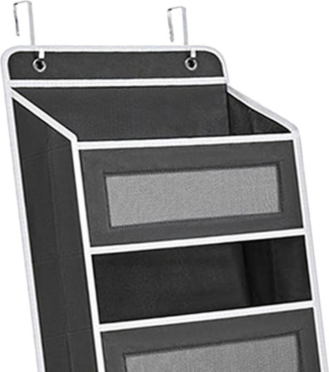 Alista Home Husă De Depozitare Haine Din Plastic Pentru Umeraș Neagră 146x40x17cm