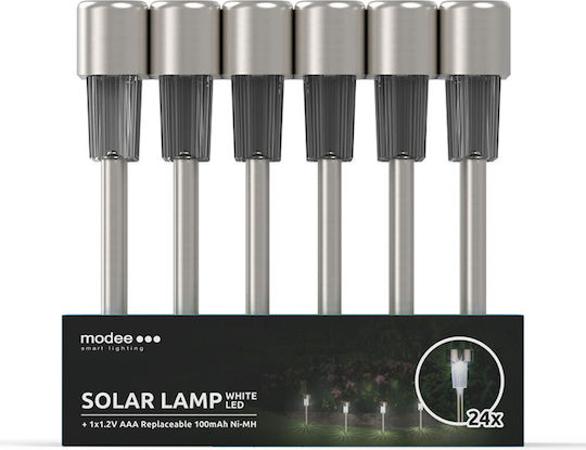 Modee Lighting Solar Road Light Cold White with Photocell IP44