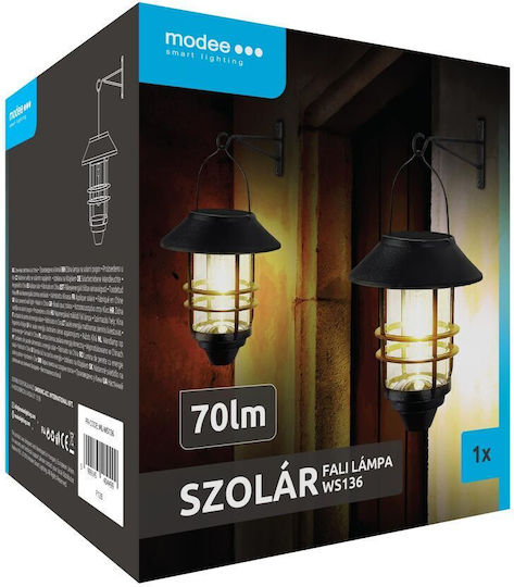 Modee Lighting Solar Light Road 70lm Warm White with Photocell IP44 11x11.5cm
