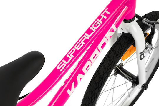 Karbon Bicicletă Copii 18" BMX cu Cadru din Aluminiu Roz