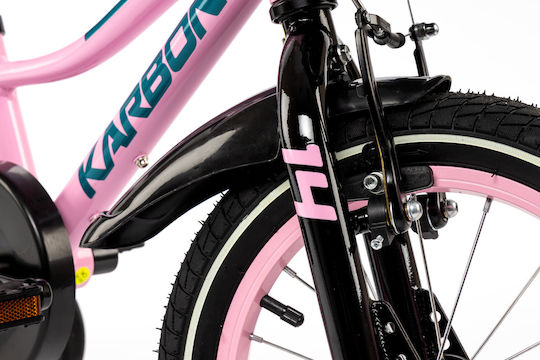 Karbon 14" Παιδικό Ποδήλατo BMX με Σκελετό Αλουμινίου (2026) Ροζ