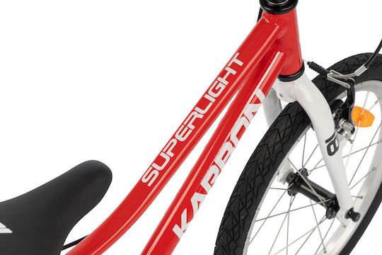 Karbon 18" Παιδικό Ποδήλατo BMX με Σκελετό Αλουμινίου Κόκκινο