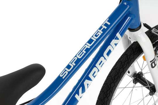 Karbon 18" Kinderfahrrad BMX mit Aluminiumrahmen Blau