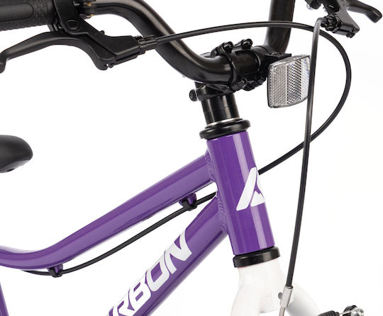Karbon 16" Παιδικό Ποδήλατo BMX με Σκελετό Αλουμινίου (2026) Μωβ