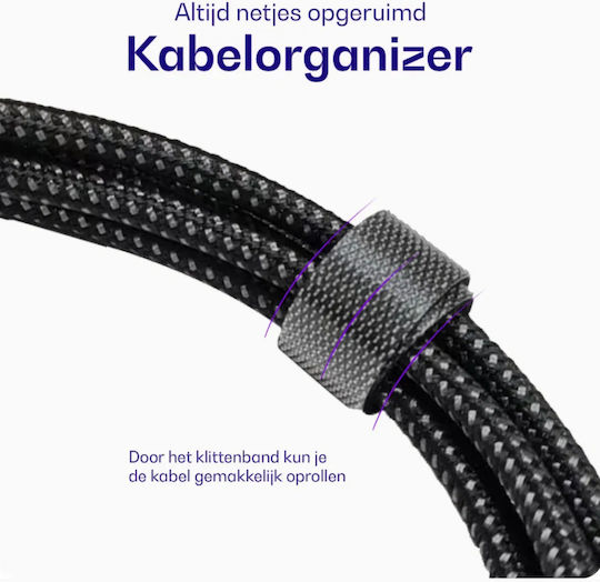 Buddi Flex USB 2.0 Cable USB-C Male - 3.5mm Black 3m