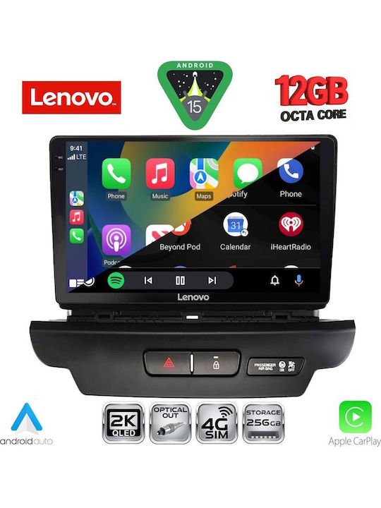 Lenovo Car Audio System for Kia Ceed / XCeed 2018-2022 (Bluetooth/USB/WiFi/GPS/Apple CarPlay/Android Auto) with 9" Touch Screen