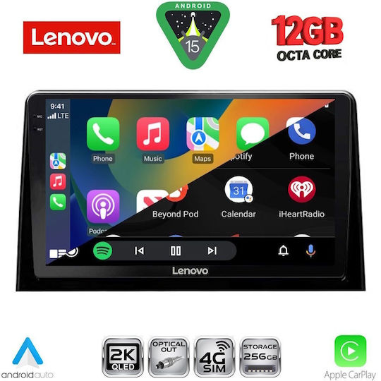 Lenovo Car Audio System for Peugeot Partner Opel Combo Fiat Doblo Toyota Proace Citroen Berlingo 2018 with Touch Screen 10 inches LENOVO SSZ 12082 CPA