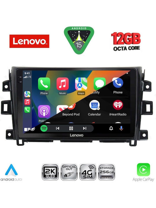 Lenovo Car Audio System for Nissan Navara 2016 Bluetooth USB WiFi GPS Apple CarPlay Android Auto with 10" Touch Screen