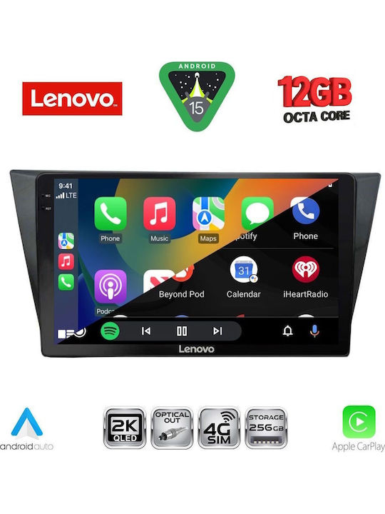 Lenovo Car Audio System for Volkswagen Tiguan 2016 with Clima Bluetooth USB WiFi GPS Apple CarPlay Android Auto with 10" Touch Screen