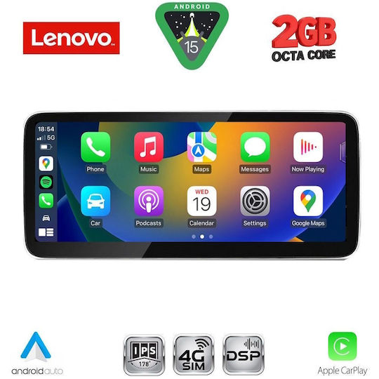 Lenovo Car Audio System for Audi Q3 2011-2018 Bluetooth USB AUX WiFi GPS Apple CarPlay Android Auto with 10.33" Touch Screen