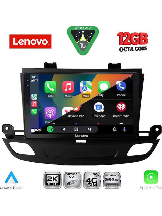Lenovo Car Audio System for Opel Insignia 2018 Bluetooth USB WiFi GPS Apple CarPlay Android Auto with 9" Touch Screen