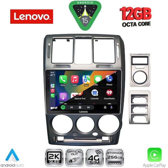 Lenovo Ηχοσύστημα Αυτοκινήτου για Hyundai Getz 2002-2011 (Bluetooth/USB/WiFi/GPS/Apple-Carplay/Android-Auto) με Οθόνη Αφής 9"