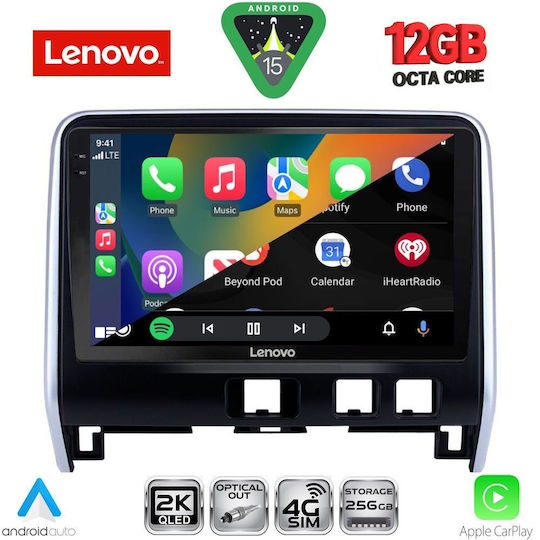 Lenovo Ηχοσύστημα Αυτοκινήτου για Nissan Serena 2016-2022 (Bluetooth/USB/WiFi/GPS/Apple-Carplay/Android-Auto) με Οθόνη Αφής 10"