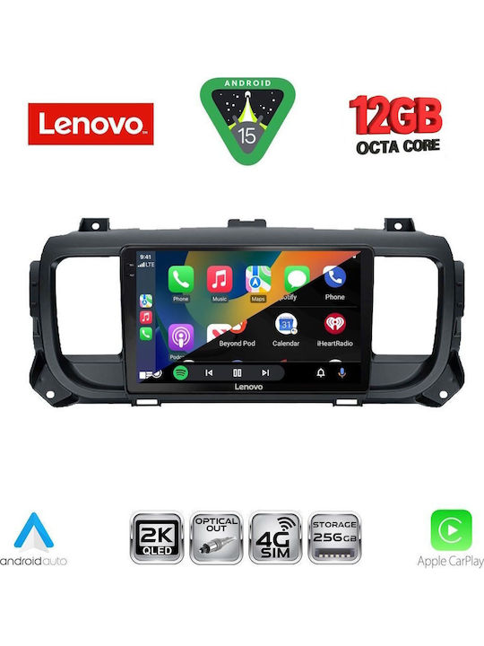Lenovo Lenovo Auto-Audiosystem für Toyota Proace 2016 mit Touchscreen 9" Bluetooth USB WiFi GPS Apple CarPlay Android Auto