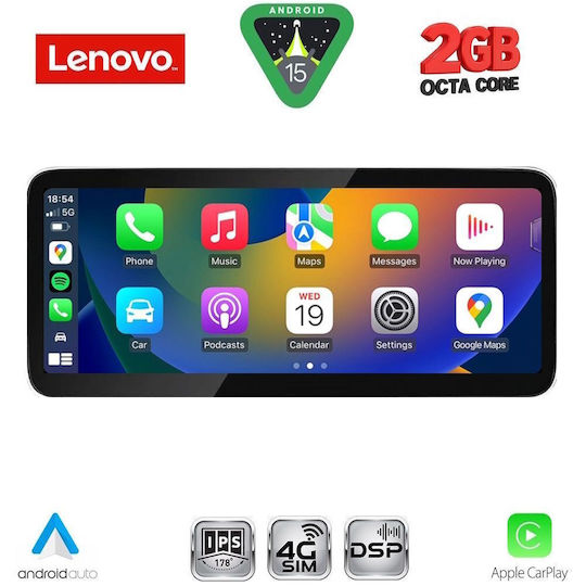 Lenovo Car Audio System for Mercedes-Benz GLK 2013-2017 (Bluetooth/USB/AUX/WiFi/GPS/Apple CarPlay/Android Auto) with 10.33" Touch Screen