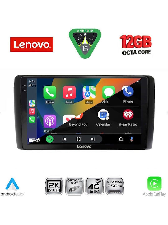 Lenovo Car Audio System for Nissan Leaf 2009-2017 Bluetooth USB WiFi GPS Apple CarPlay Android Auto with 9" Touch Screen