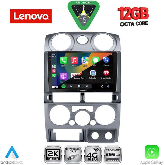 Lenovo Ηχοσύστημα Αυτοκινήτου Isuzu D-Max 2008-2012 (Bluetooth/USB/WiFi/GPS/Apple-Carplay/Android-Auto) με Οθόνη Αφής 9"