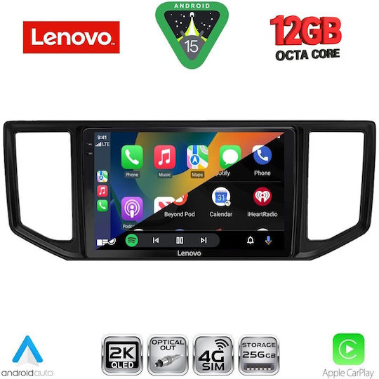 Lenovo Ηχοσύστημα Αυτοκινήτου για Volkswagen Crafter 2017 (Bluetooth/USB/WiFi/GPS/Apple-Carplay/Android-Auto) με Οθόνη Αφής 10"