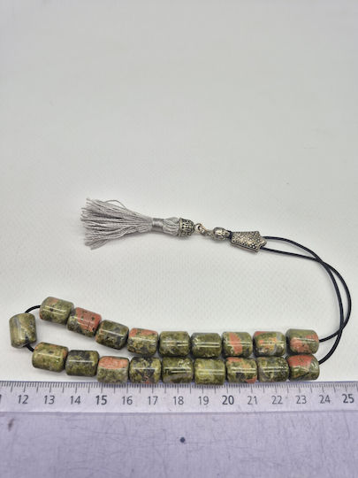 Handmade Worry Beads Jasper Onyx – Semi-Precious Wellness & Balance Beads