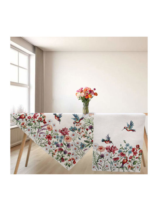 Dimeco Checkered Tablecloth 100x100cm