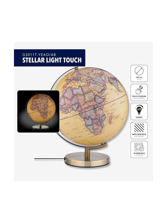 Glob Pământesc Iluminat Troika "Stellar Light Touch" G3011-yeao/ab