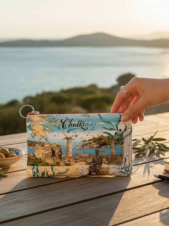 Πορτοφόλι Souvenir Μπρελόκ Σετ 10pcs Pvc Chalkidiki 16*10cm 871703