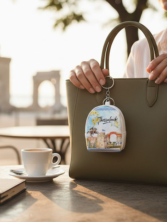 Wallet Souvenir Keychain Mini Set 10pcs PVC Thessaloniki 7*9*4.5cm 871787