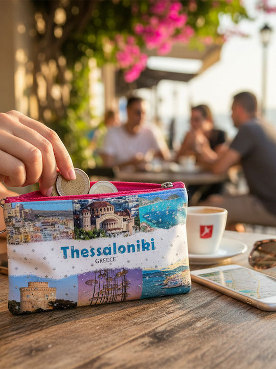 Wallet Souvenir Keychain Set 10pcs PVC Thessaloniki 16*10cm 871705