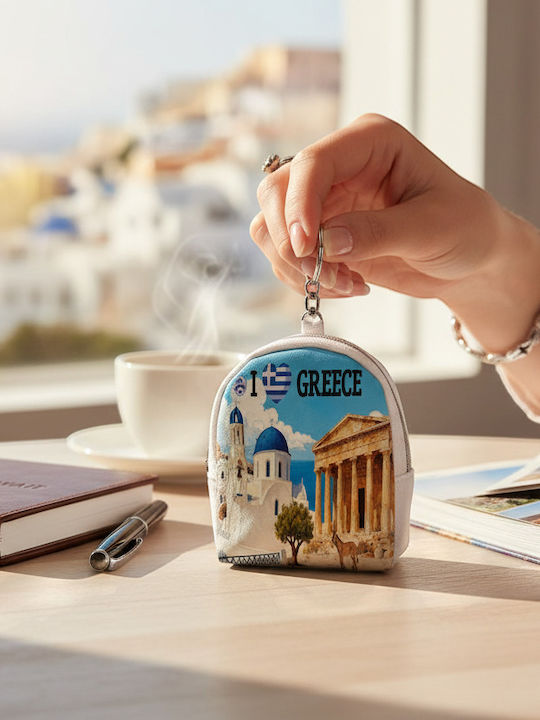 Wallet Souvenir Keychain Mini Set 10pcs Pvc Greece 7*9*4.5cm 871797