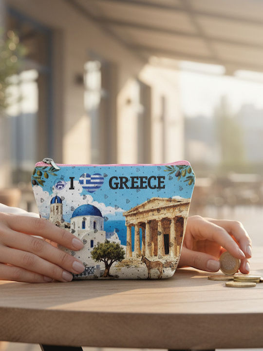 Портфейл Souvenir Ключодържател Mini Комплект 10бр PVC Greece 11*7*4см 871817