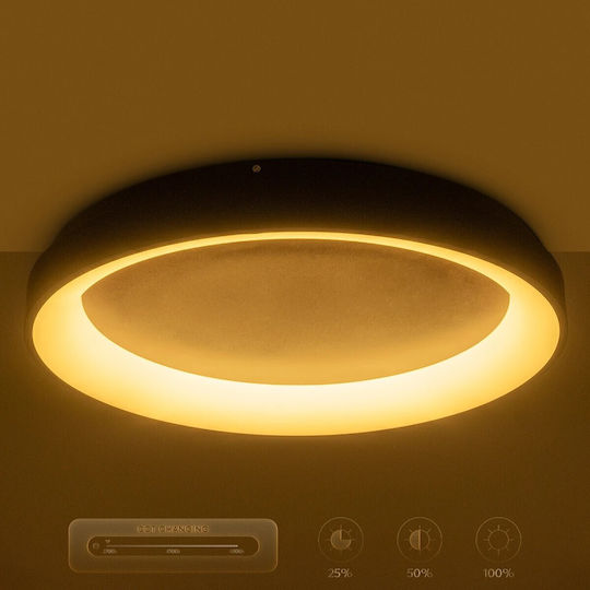 kelvo Salem Deckenleuchte 60cm Weiß mit Integrierter LED