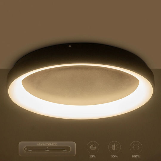 kelvo Salem Deckenleuchte 60cm Weiß mit Integrierter LED
