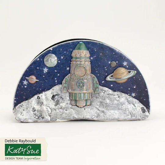 Silicone Mold Rocket Katy Sue