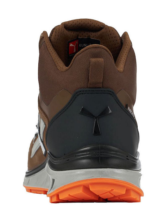 Payper Sicherheitsstiefel Braun S3S mit ESD, Ölbeständigkeit (FO), Rutschfestigkeit (SR)