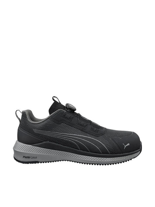 PUMA Arbeitsschuh Schwarz S1PS mit ESD, FO, HRO, SR Zertifizierung