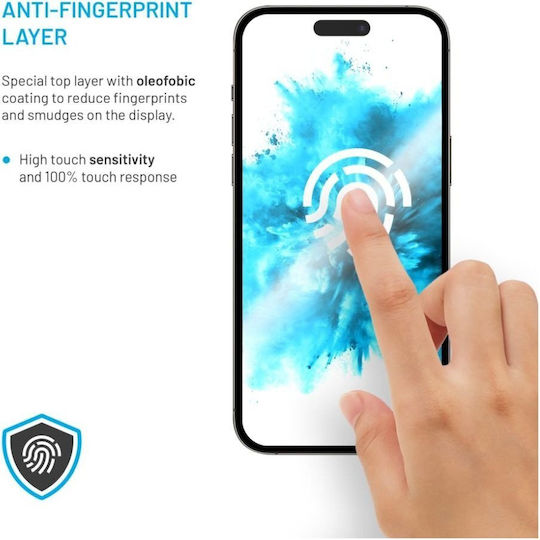 Fixed 2.5D Screen Protector Μαύρο (Redmi Note 14 4G / Redmi Note 14 5G / Poco M7 Pro)