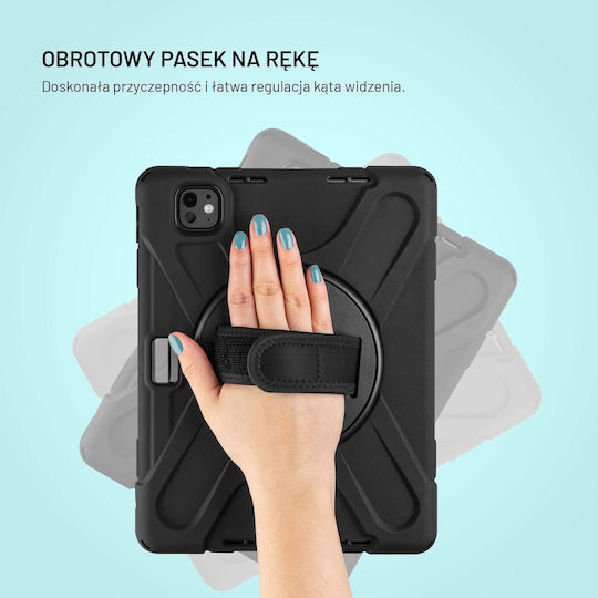 Fixed Tablet Case Durable Case Stand Fixed Rugged Case Samsung Galaxy Tab S6 Lite 2020 2022 2024 Black