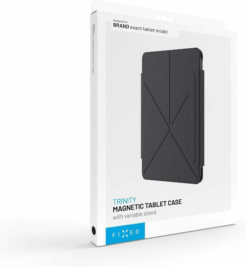 Калъф Fixed Trinity Apple iPad Pro 11" 2024 M5 2025 Стойка Черен