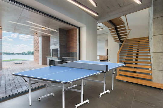 Stag Fun Πτυσσόμενo Τραπέζι Ping Pong Εσωτερικού Χώρου