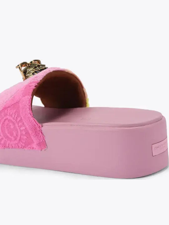 Slides cu Platformă în Culoare Fuchsia