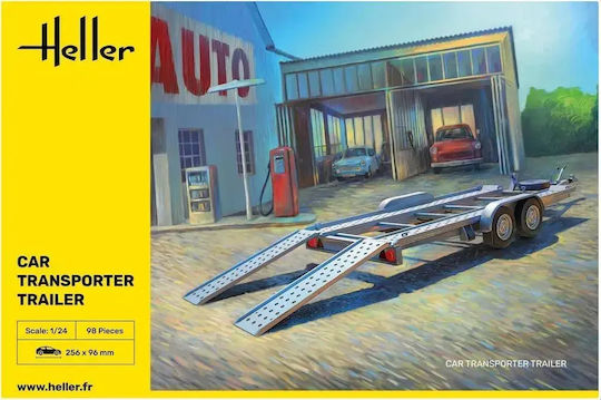 1:24 Heller Autokit Platform Model Assembly Painting