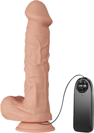 Baile Dildo Realist Vibrator Realist cu Control de la Distanță 26cm Negru