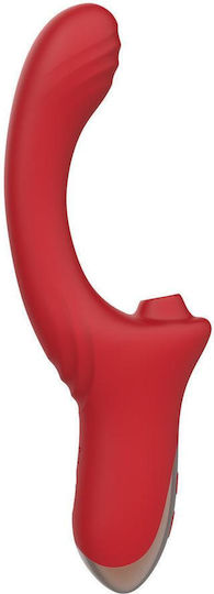 B - Series Cute Suking Vibrator G-Spot Roșu