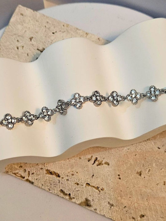 Bracelet Chain Cross Charms Silver Bracelet Chain Cross Charms Silver