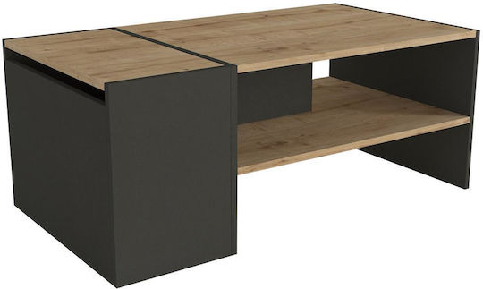 Central Coffee Table Leros Natural / Anthracite